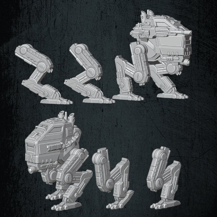 Solaryn Dragoon Recon Walker - Quartermaster 3D - Sigmarite Boutique