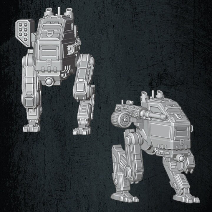 Solaryn Dragoon Recon Walker - Quartermaster 3D - Sigmarite Boutique