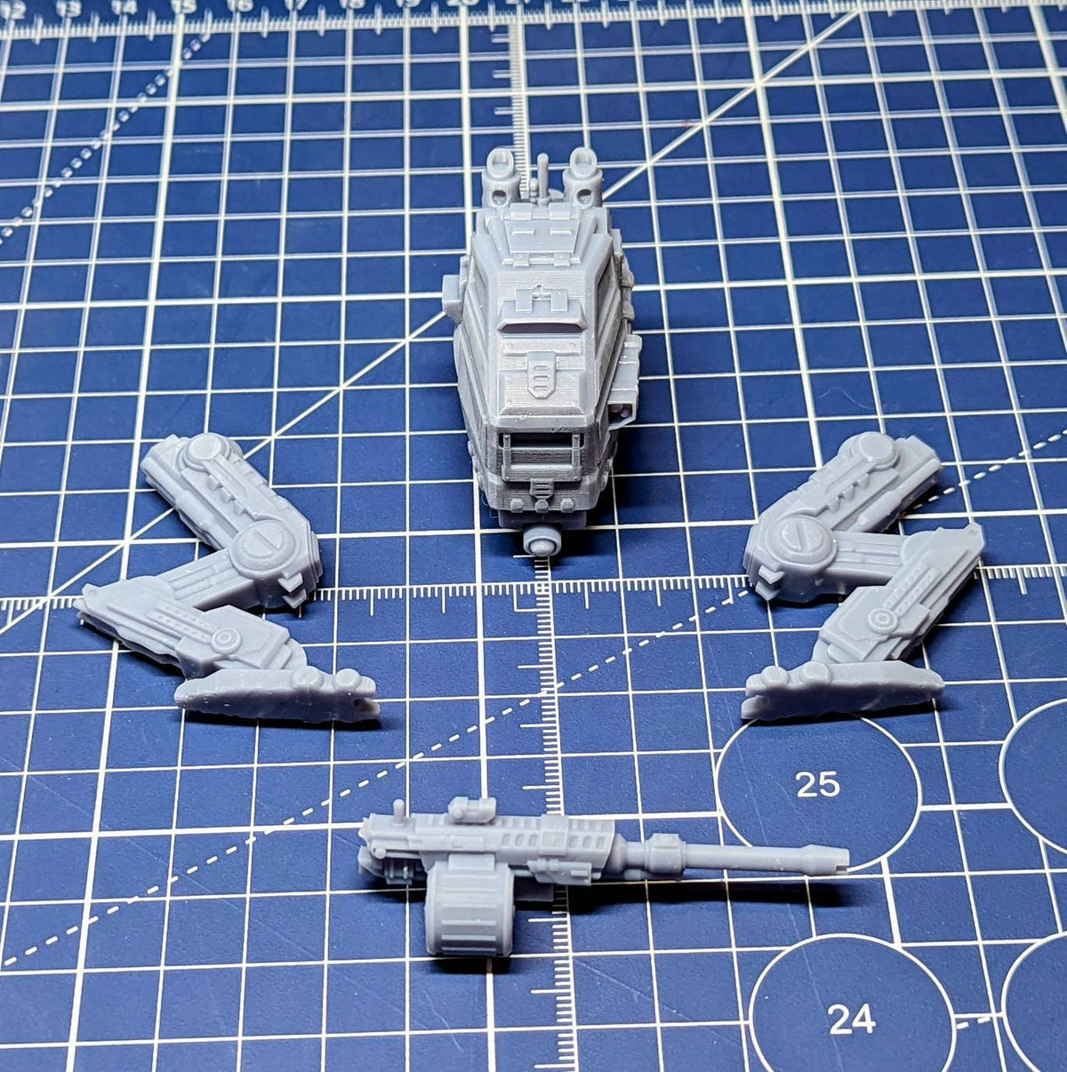Solaryn Dragoon Recon Walker - Quartermaster 3D - Sigmarite Boutique