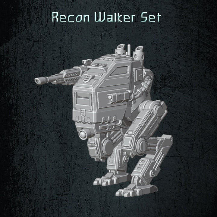 Solaryn Dragoon Recon Walker - Quartermaster 3D - Sigmarite Boutique
