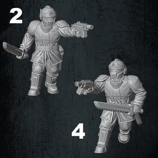 Solaryn Dragoon Sergeants - Quartermaster 3D - Sigmarite Boutique