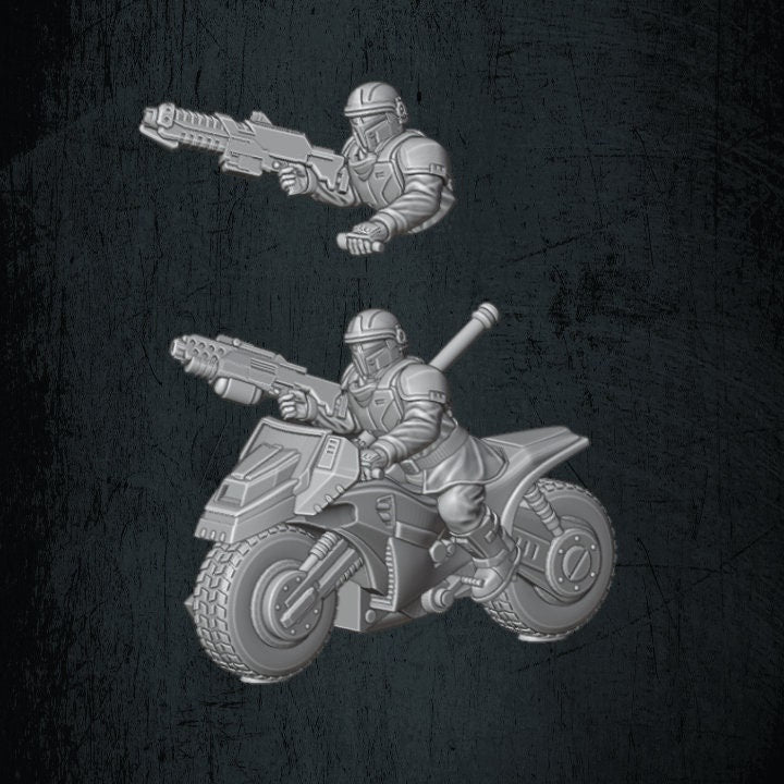 Solaryn Dragoon Special Weapon Bikes - Quartermaster 3D - Sigmarite Boutique
