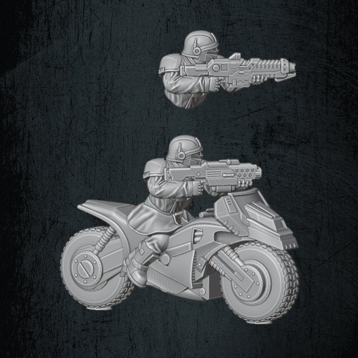 Solaryn Dragoon Special Weapon Bikes - Quartermaster 3D - Sigmarite Boutique