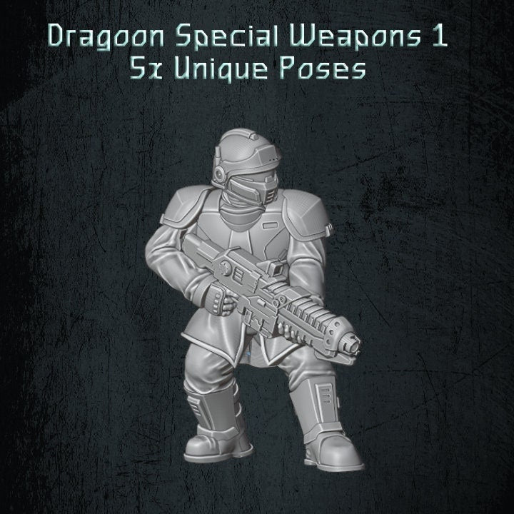 Solaryn Dragoon Special Weapons - Quartermaster 3D - Sigmarite Boutique