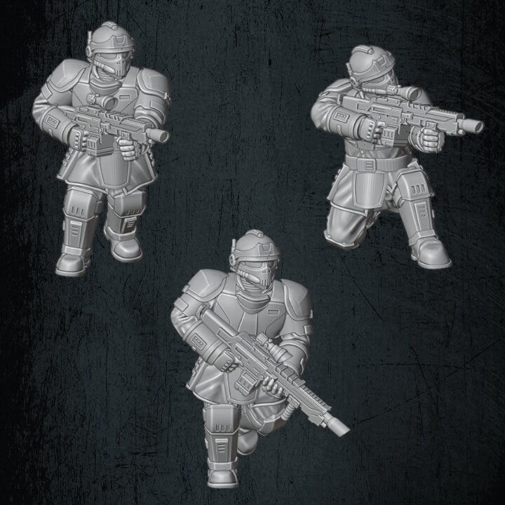Solaryn Dragoon Stormtroopers - Quartermaster 3D - Sigmarite Boutique