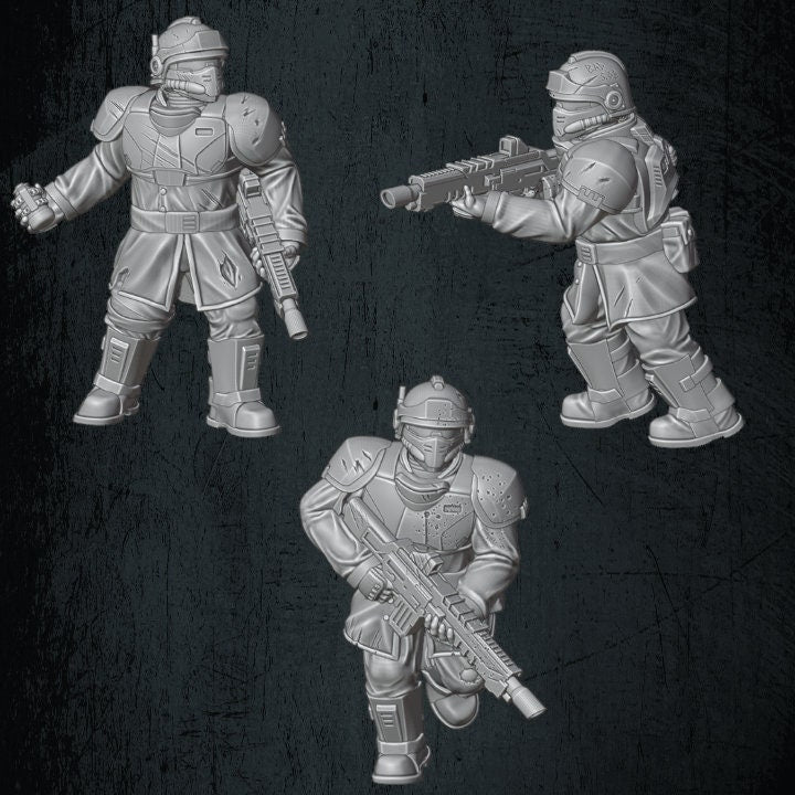 Solaryn Dragoon Veterans - Quartermaster 3D - Sigmarite Boutique