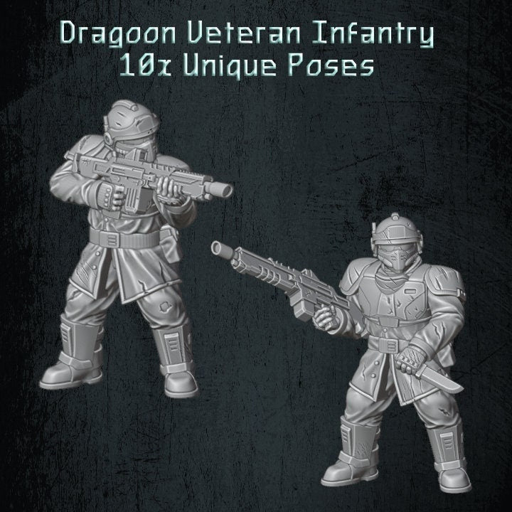 Solaryn Dragoon Veterans - Quartermaster 3D - Sigmarite Boutique