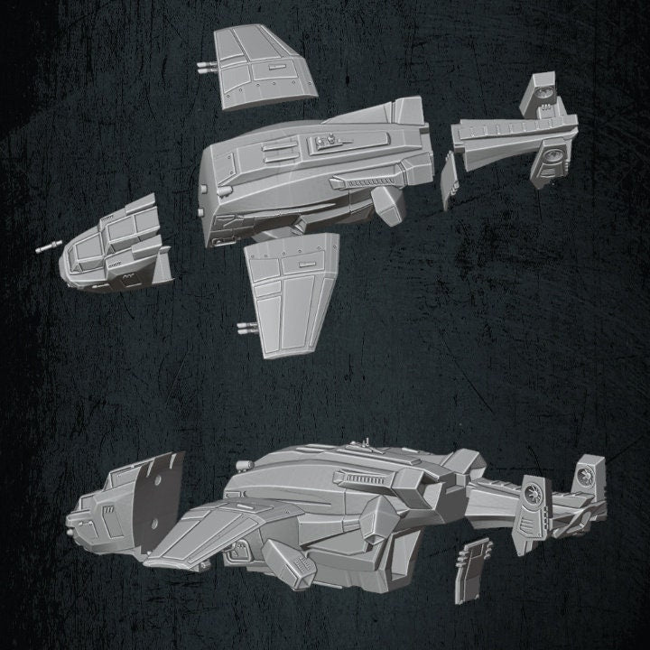 Solaryn Dragoon VTOL Drop Ship - Quartermaster 3D - Sigmarite Boutique