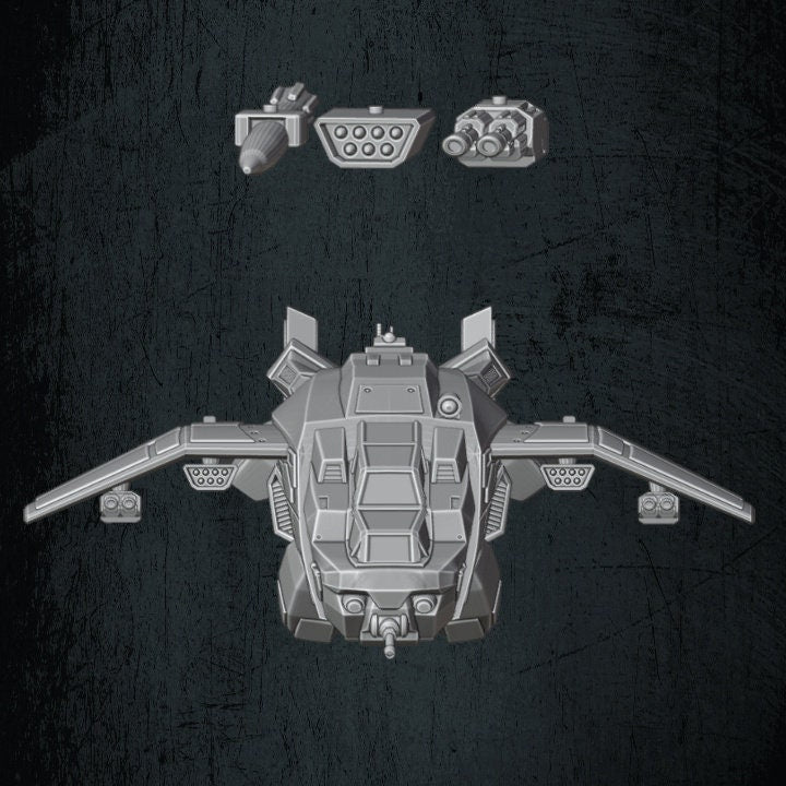 Solaryn Dragoon VTOL Drop Ship - Quartermaster 3D - Sigmarite Boutique