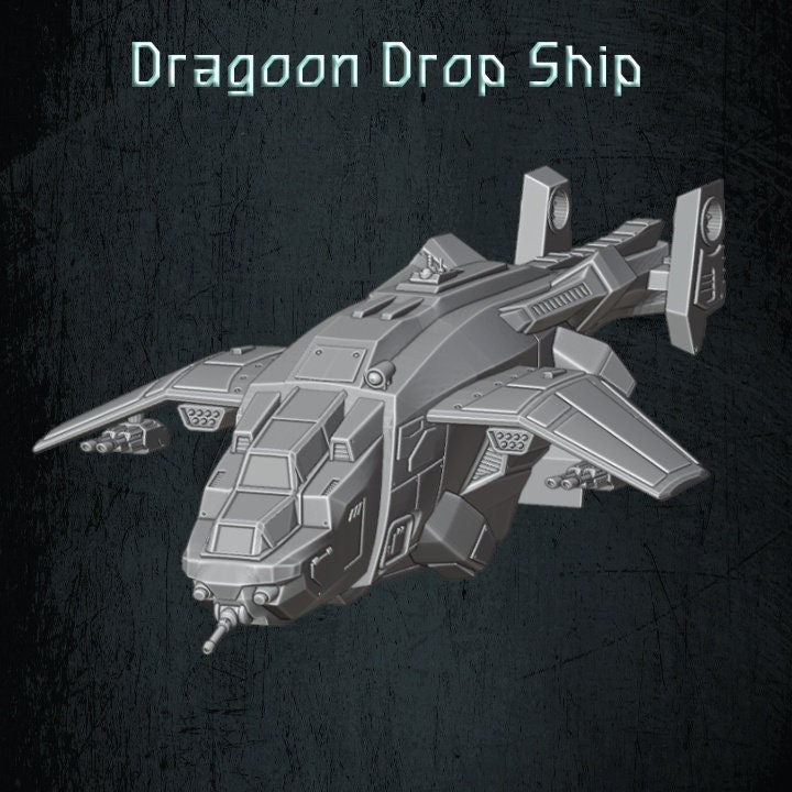 Solaryn Dragoon VTOL Drop Ship - Quartermaster 3D - Sigmarite Boutique