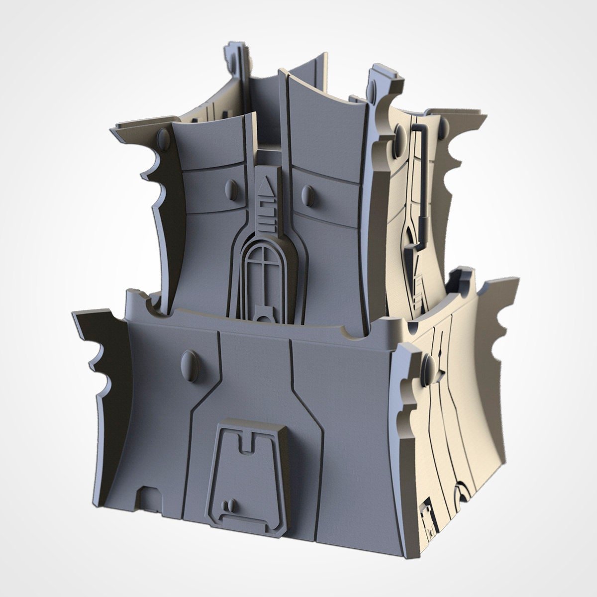 Space Elves - Scifi Terrain - 3D Printed PLA Plastic - Sigmarite Boutique