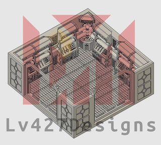 Standard 2-Way Corner Corridor - LV-427 Designs - Sigmarite Boutique