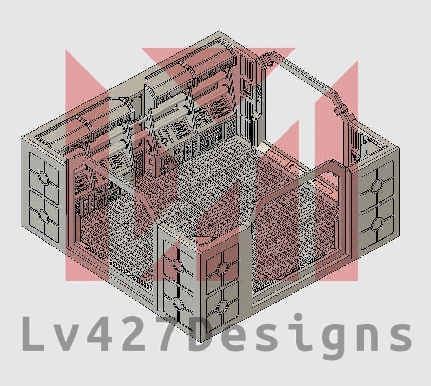 Standard 3-Way Corridor - LV-427 Designs - Sigmarite Boutique