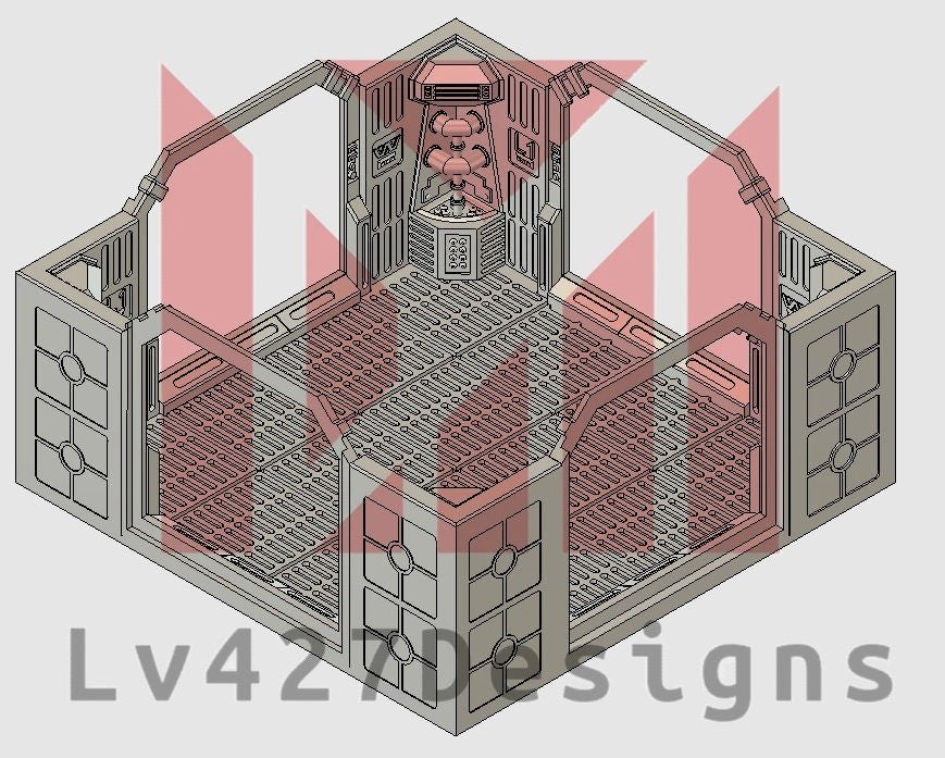 Standard 4-Way Corridor - LV-427 Designs - Sigmarite Boutique