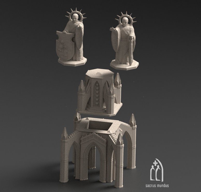 Statues - Augusta the Holy City - Sacrus Mundus Designs - Sigmarite Boutique
