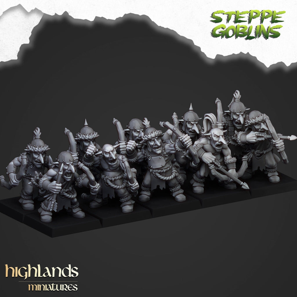 Steppe Goblin Archers - Highlands Miniatures - Sigmarite Boutique