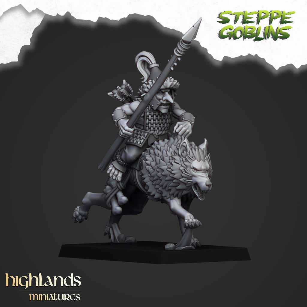 Steppe Goblin Wolf Cavalry - Highlands Miniatures - Sigmarite Boutique