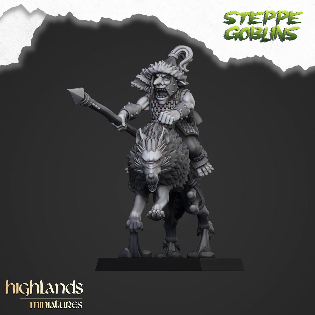 Steppe Goblin Wolf Cavalry - Highlands Miniatures - Sigmarite Boutique