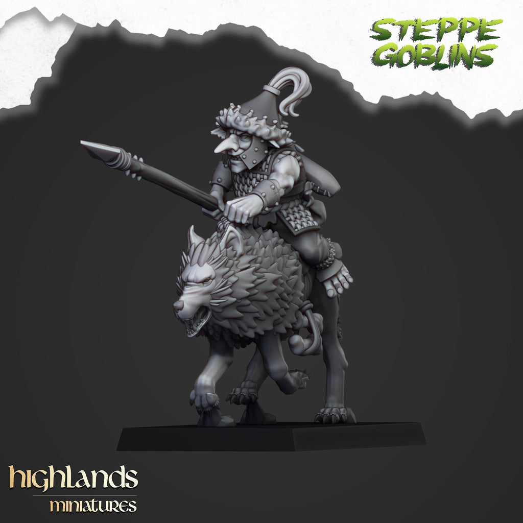 Steppe Goblin Wolf Cavalry - Highlands Miniatures - Sigmarite Boutique