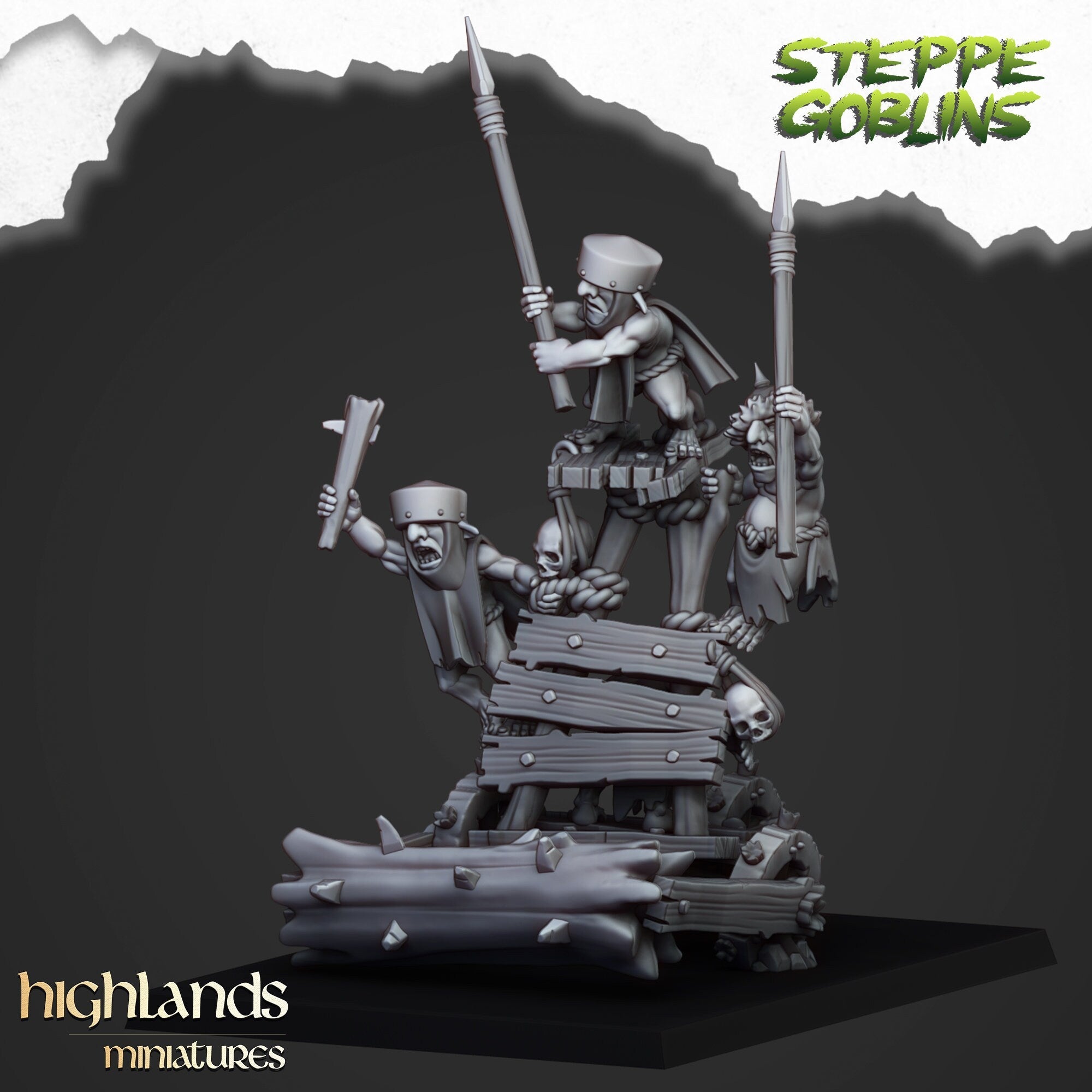 Steppe Goblor Roller - Highlands Miniatures - Sigmarite Boutique