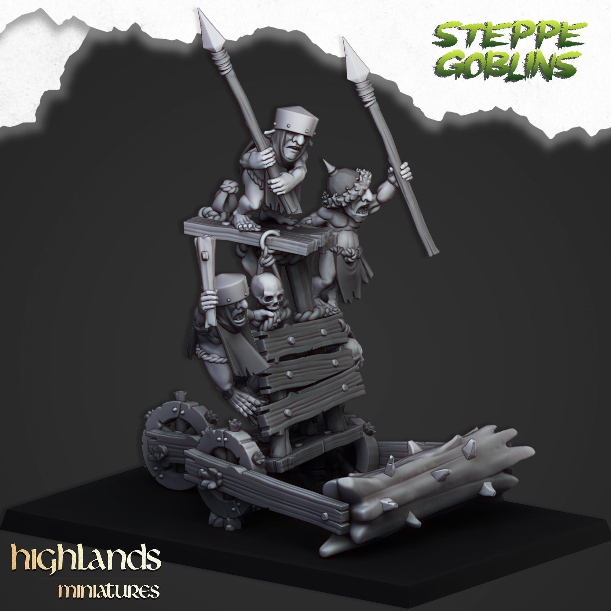 Steppe Goblor Roller - Highlands Miniatures - Sigmarite Boutique