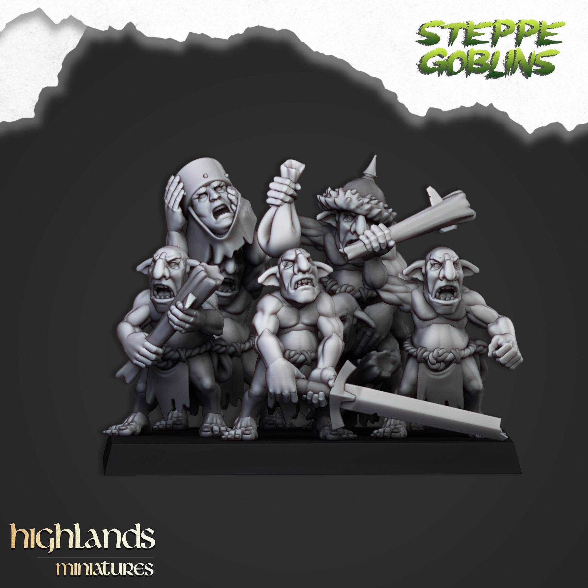 Steppe Goblors - Highlands Miniatures - Sigmarite Boutique