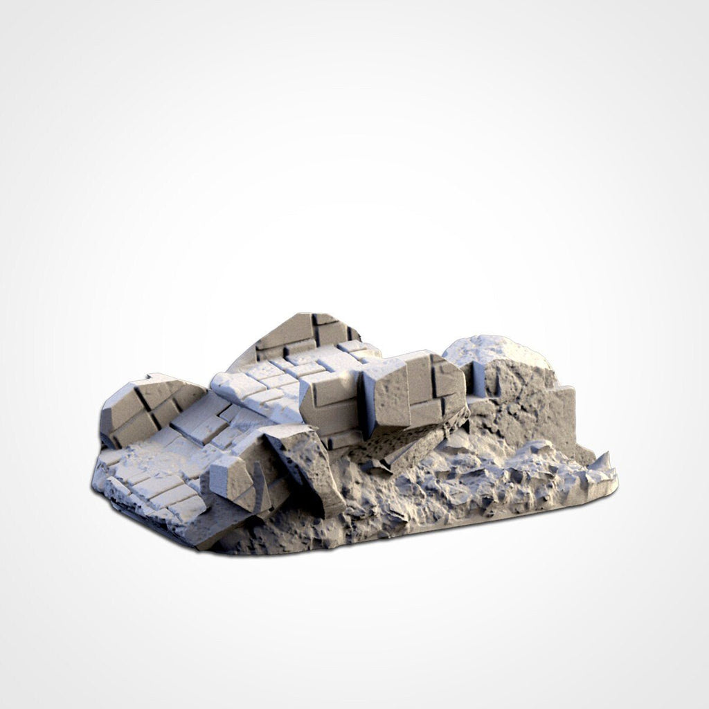 Stone Bridges - Scifi Terrain - 3D Printed PLA Plastic - Txarli Factory - Sigmarite Boutique