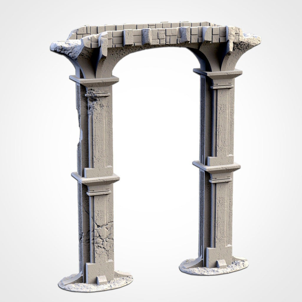 Stone Bridges - Scifi Terrain - 3D Printed PLA Plastic - Txarli Factory - Sigmarite Boutique