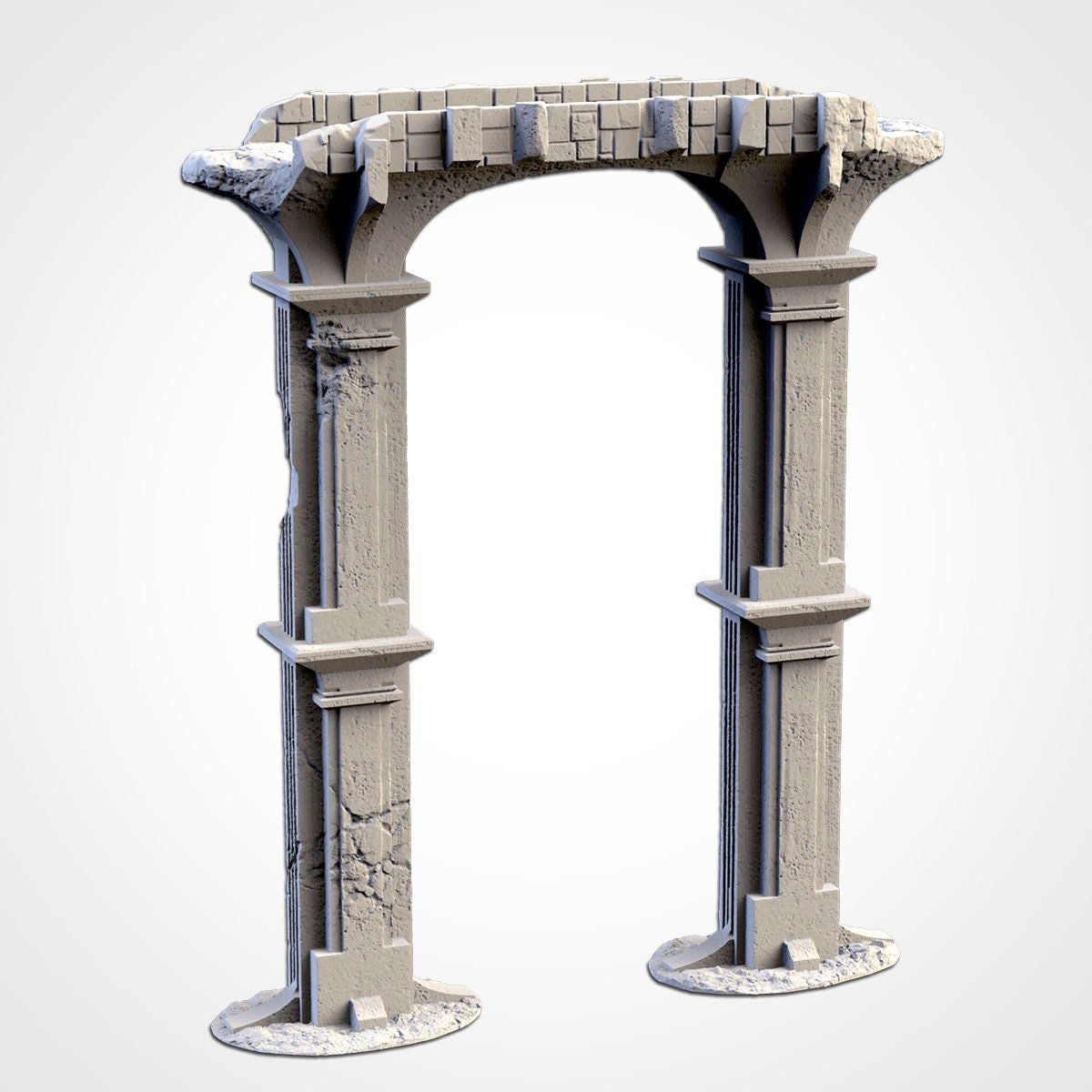 Stone Bridges - Scifi Terrain - 3D Printed PLA Plastic - Txarli Factory - Sigmarite Boutique