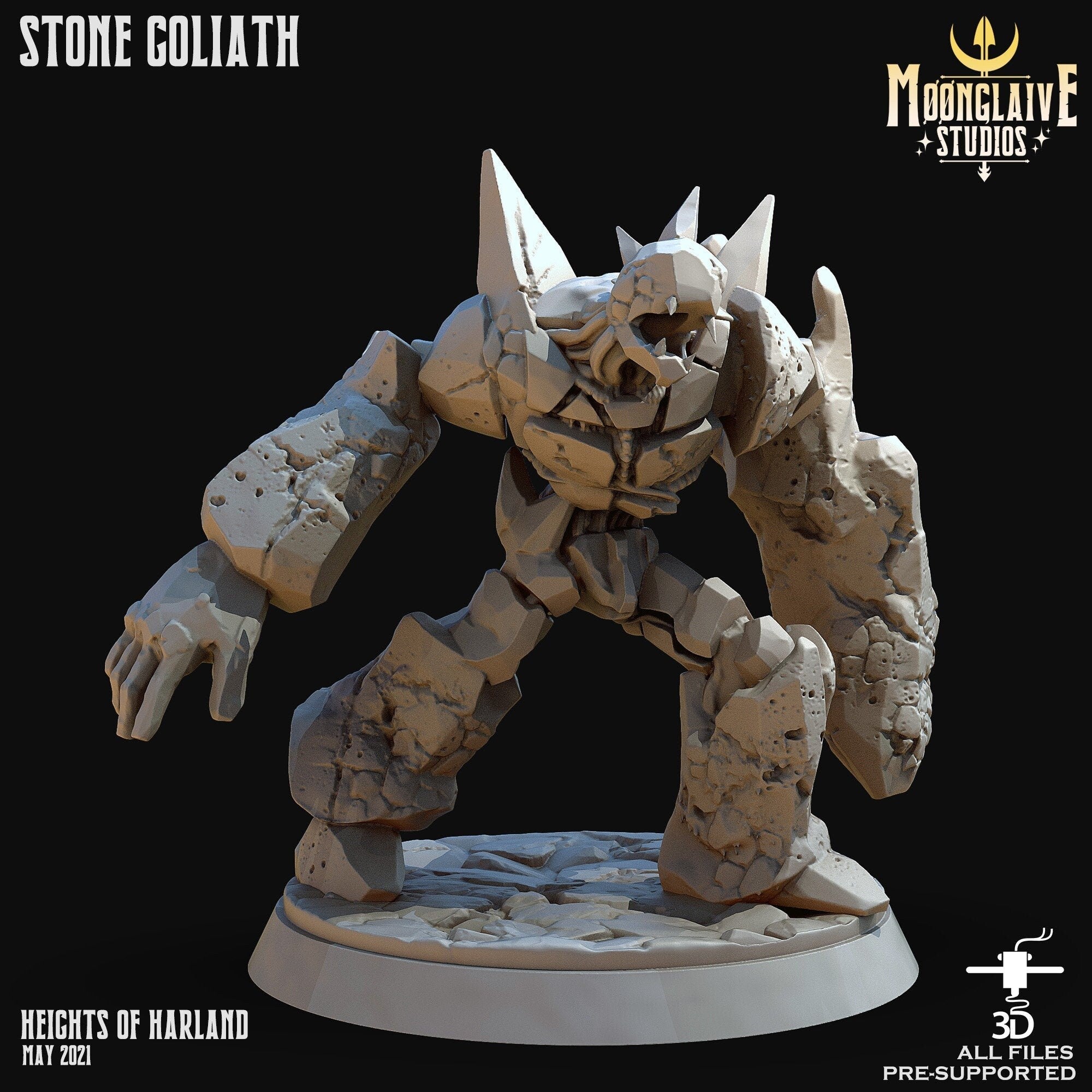 Stone Goliath - Heights of Harland - Moonglaive Studios - Sigmarite Boutique