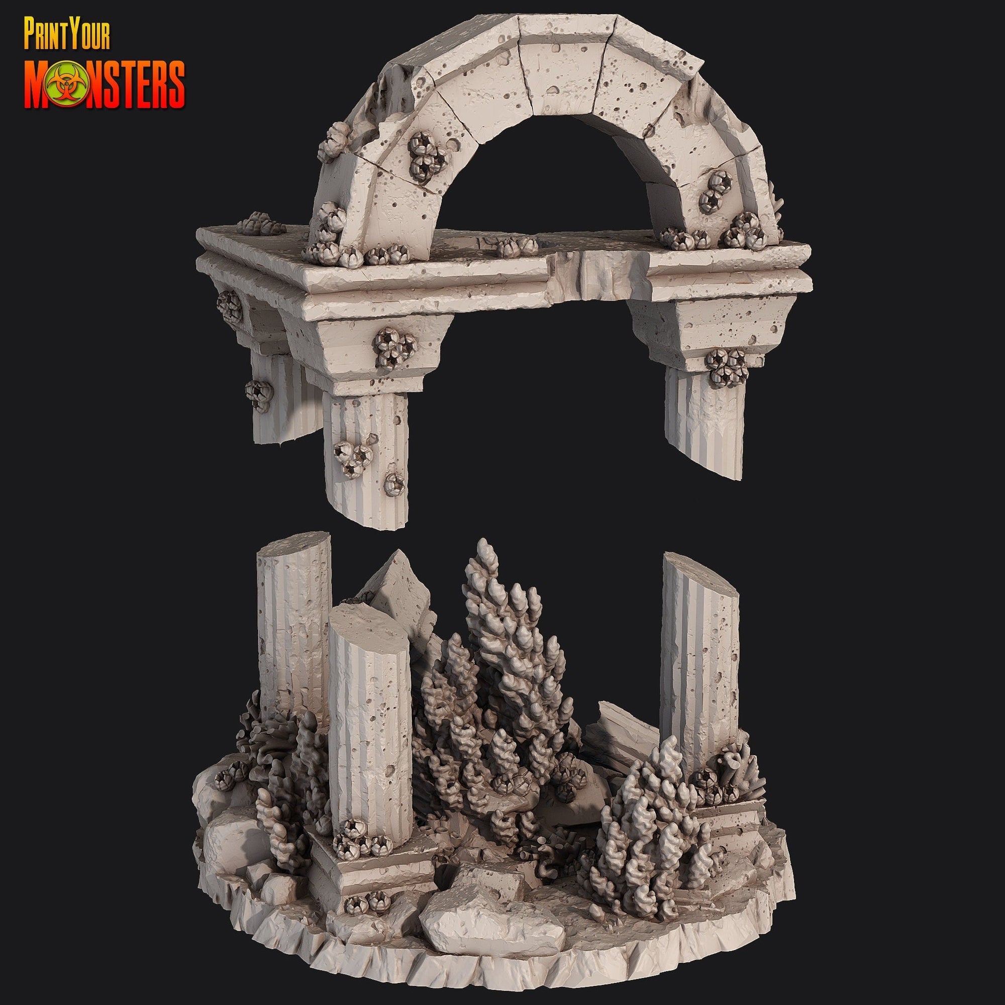 Sunken Temple - Darkwater Sanctum - Print Your Monsters - Sigmarite Boutique