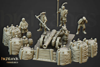 Sunland Artillery Battery - Highlands Miniatures - Sigmarite Boutique