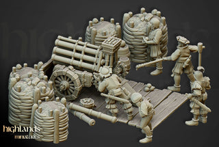 Sunland Artillery Battery - Highlands Miniatures - Sigmarite Boutique