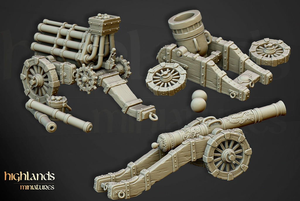 Sunland Artillery Battery - Highlands Miniatures - Sigmarite Boutique