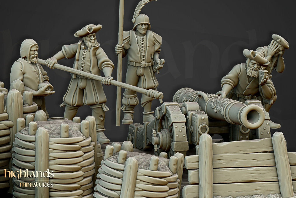 Sunland Artillery Battery - Highlands Miniatures - Sigmarite Boutique