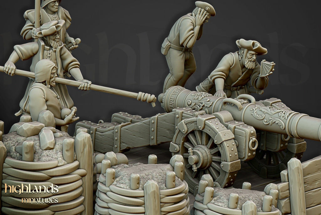 Sunland Artillery Battery - Highlands Miniatures - Sigmarite Boutique