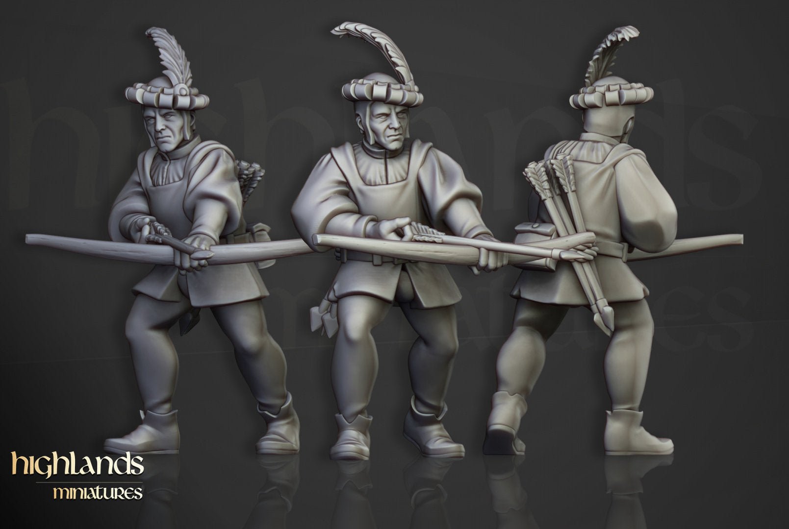 Sunland Bowman Militia - Highlands Miniatures - Sigmarite Boutique