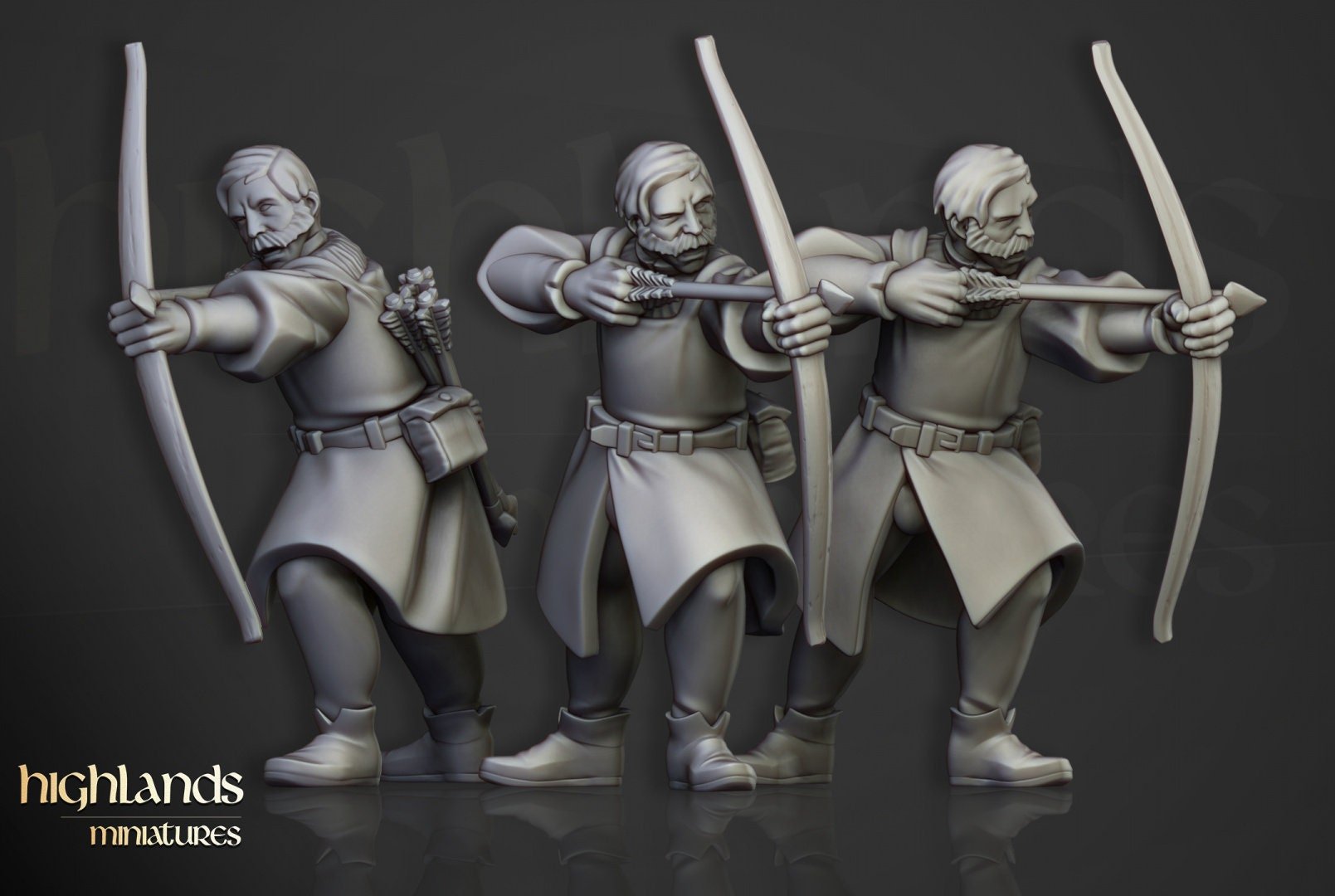 Sunland Bowman Militia - Highlands Miniatures - Sigmarite Boutique