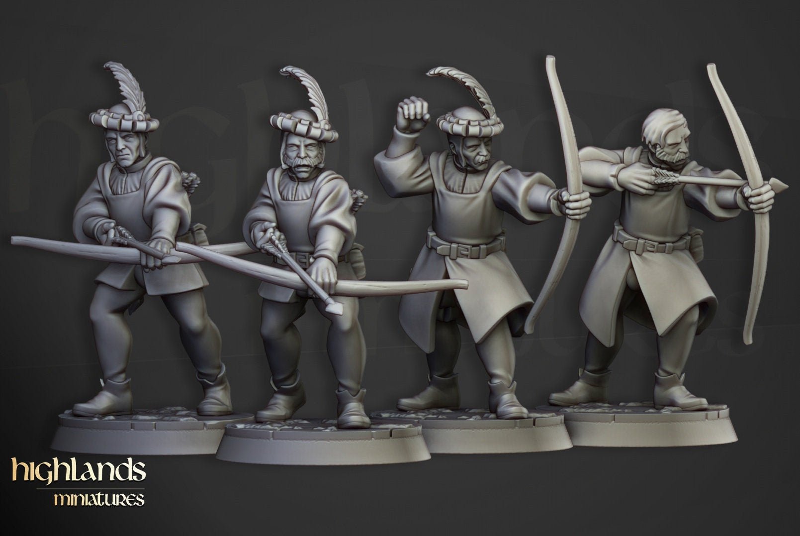 Sunland Bowman Militia - Highlands Miniatures - Sigmarite Boutique