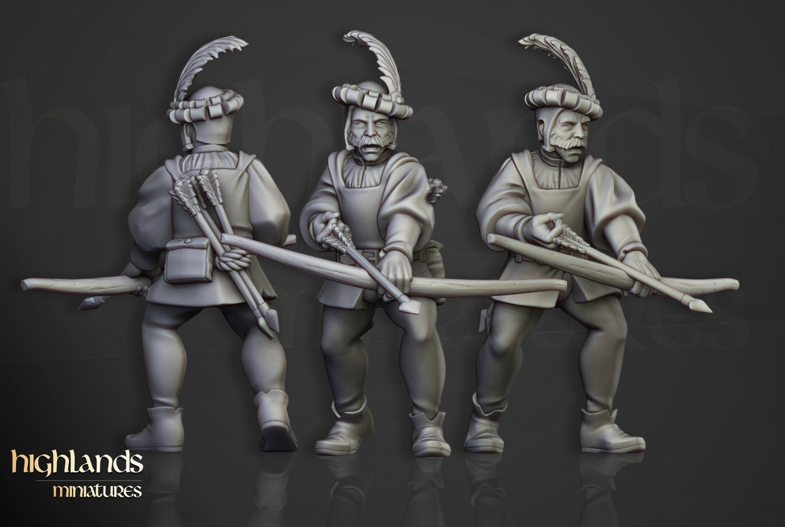 Sunland Bowman Militia - Highlands Miniatures - Sigmarite Boutique