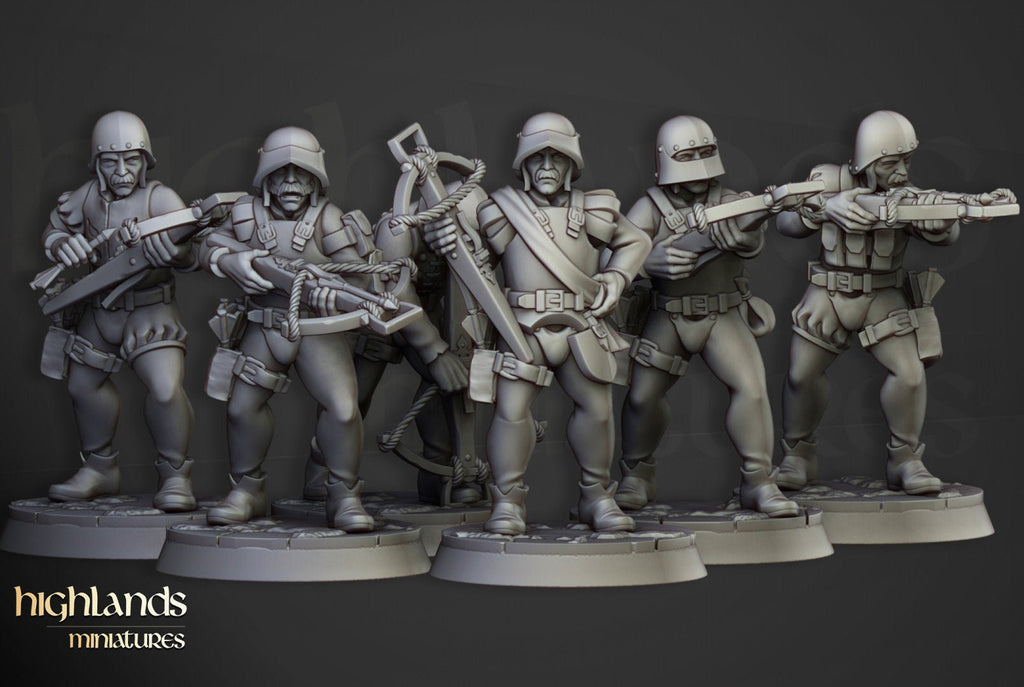 Sunland Crossbow Militia - Highlands Miniatures - Sigmarite Boutique