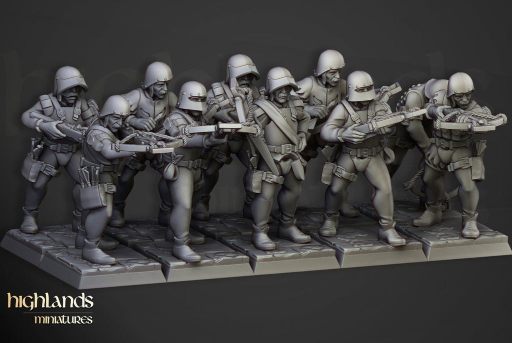 Sunland Crossbow Militia - Highlands Miniatures - Sigmarite Boutique