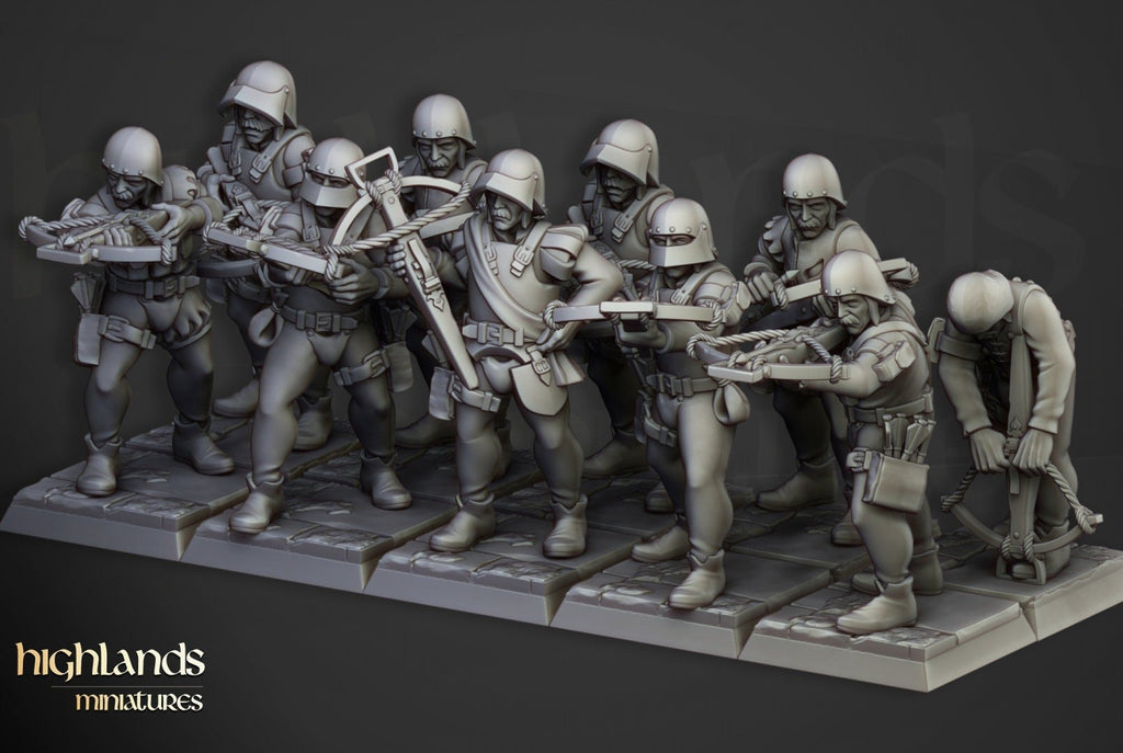 Sunland Crossbow Militia - Highlands Miniatures - Sigmarite Boutique
