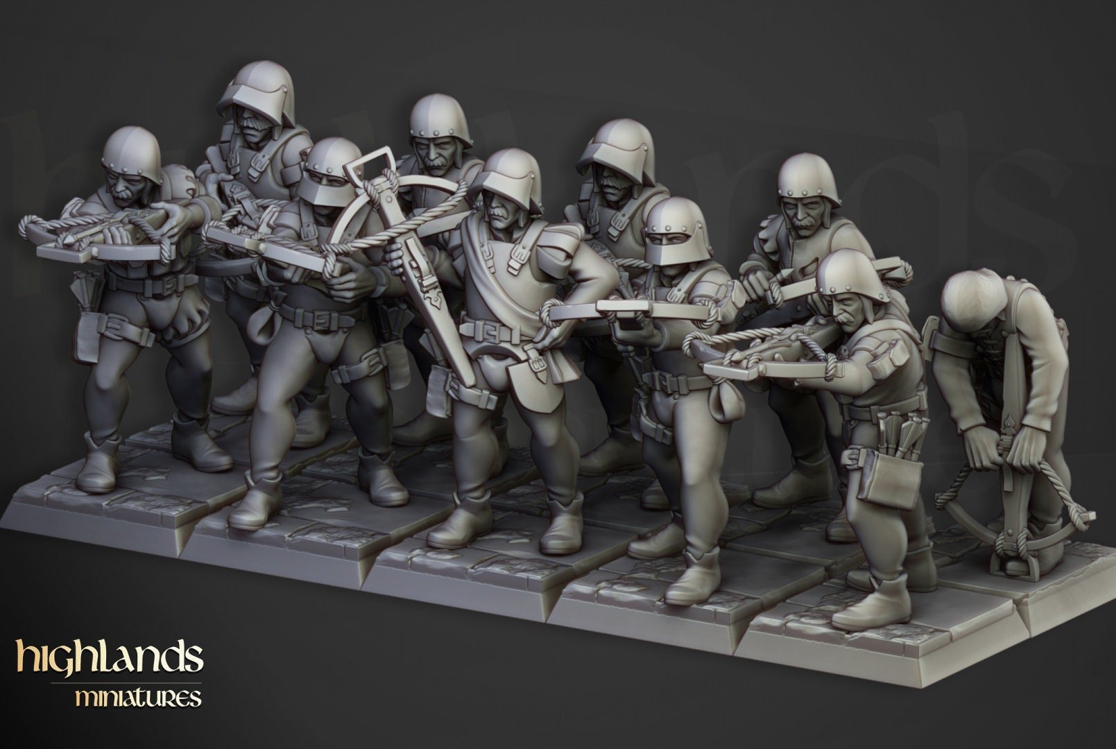 Sunland Crossbow Militia - Highlands Miniatures - Sigmarite Boutique