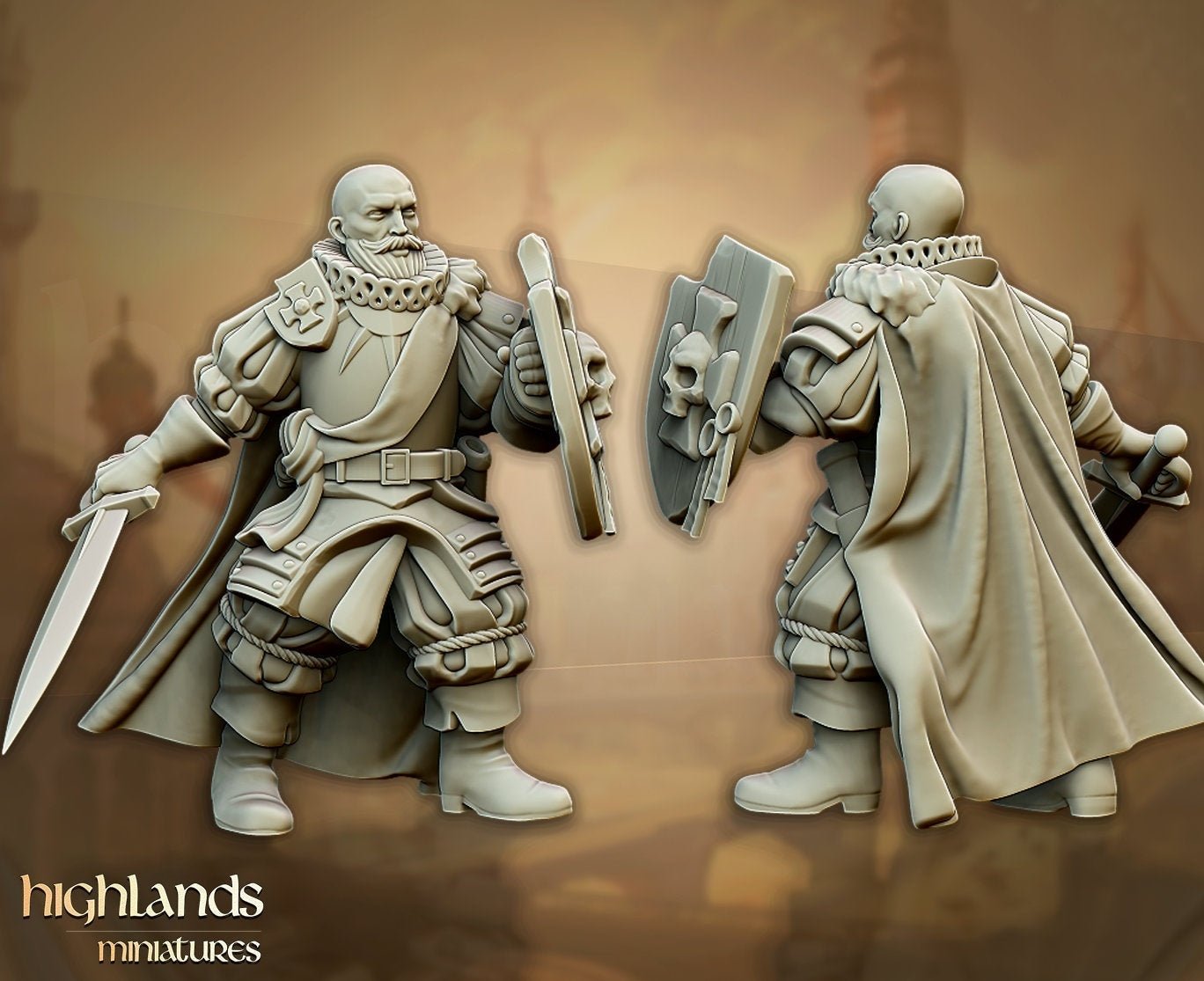 Sunland Imperial Hero - Highlands Miniatures - Sigmarite Boutique
