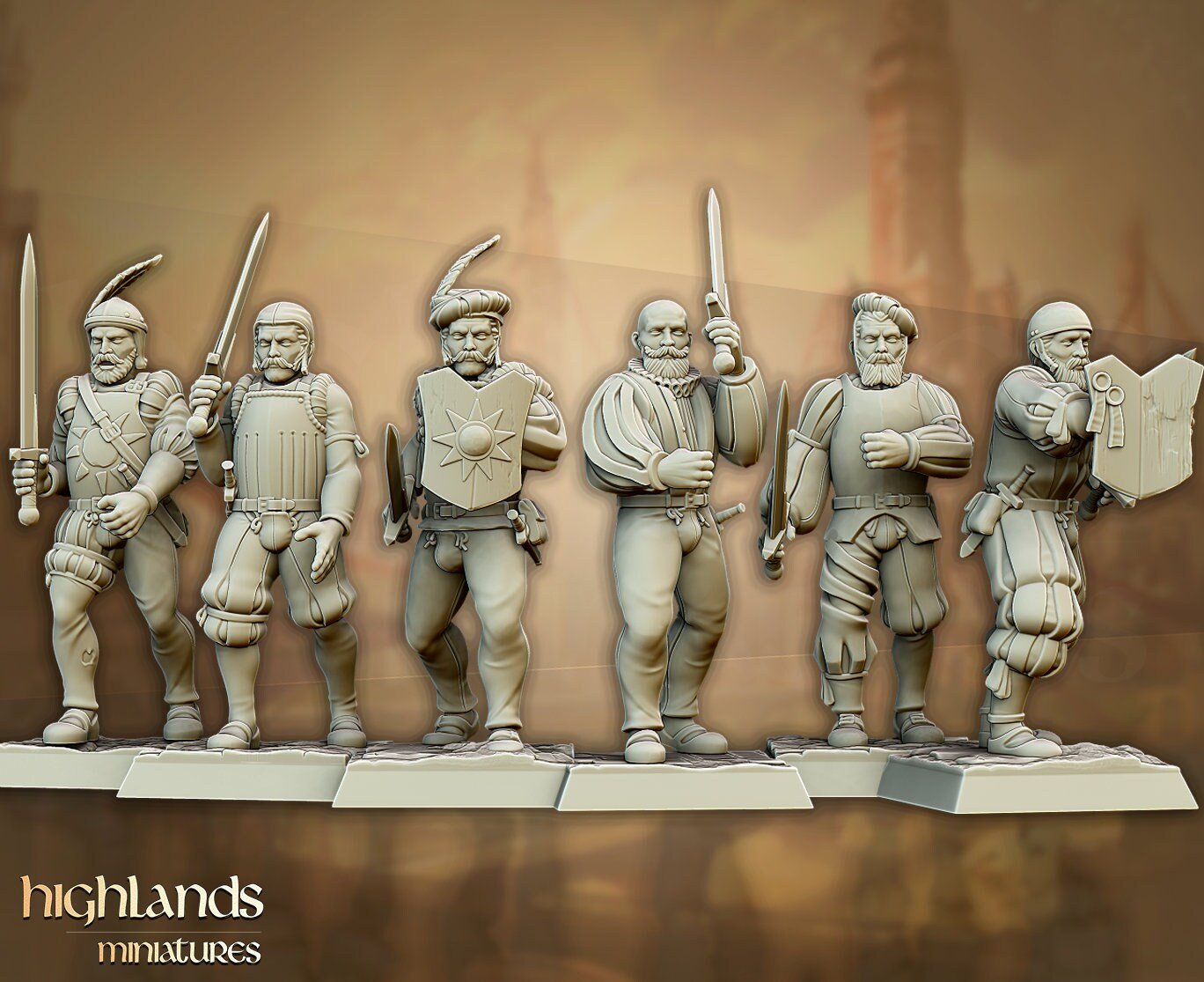 Sunland Imperial Troops - Highlands Miniatures - Sigmarite Boutique