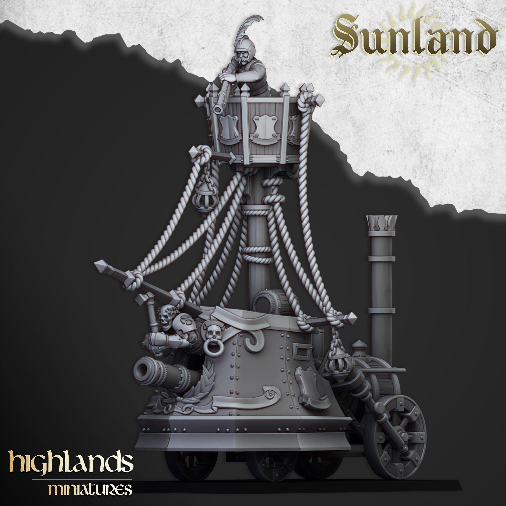 Sunland Ironclad Landship - Highlands Miniatures - Sigmarite Boutique