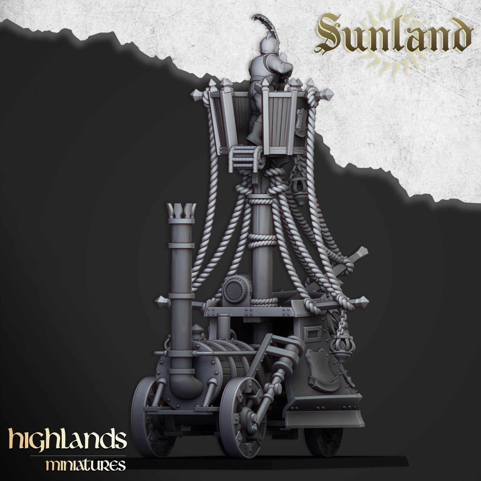 Sunland Ironclad Landship - Highlands Miniatures - Sigmarite Boutique