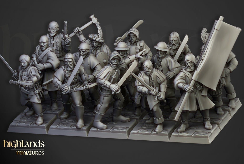 Sunland Militia - Highlands Miniatures - Sigmarite Boutique