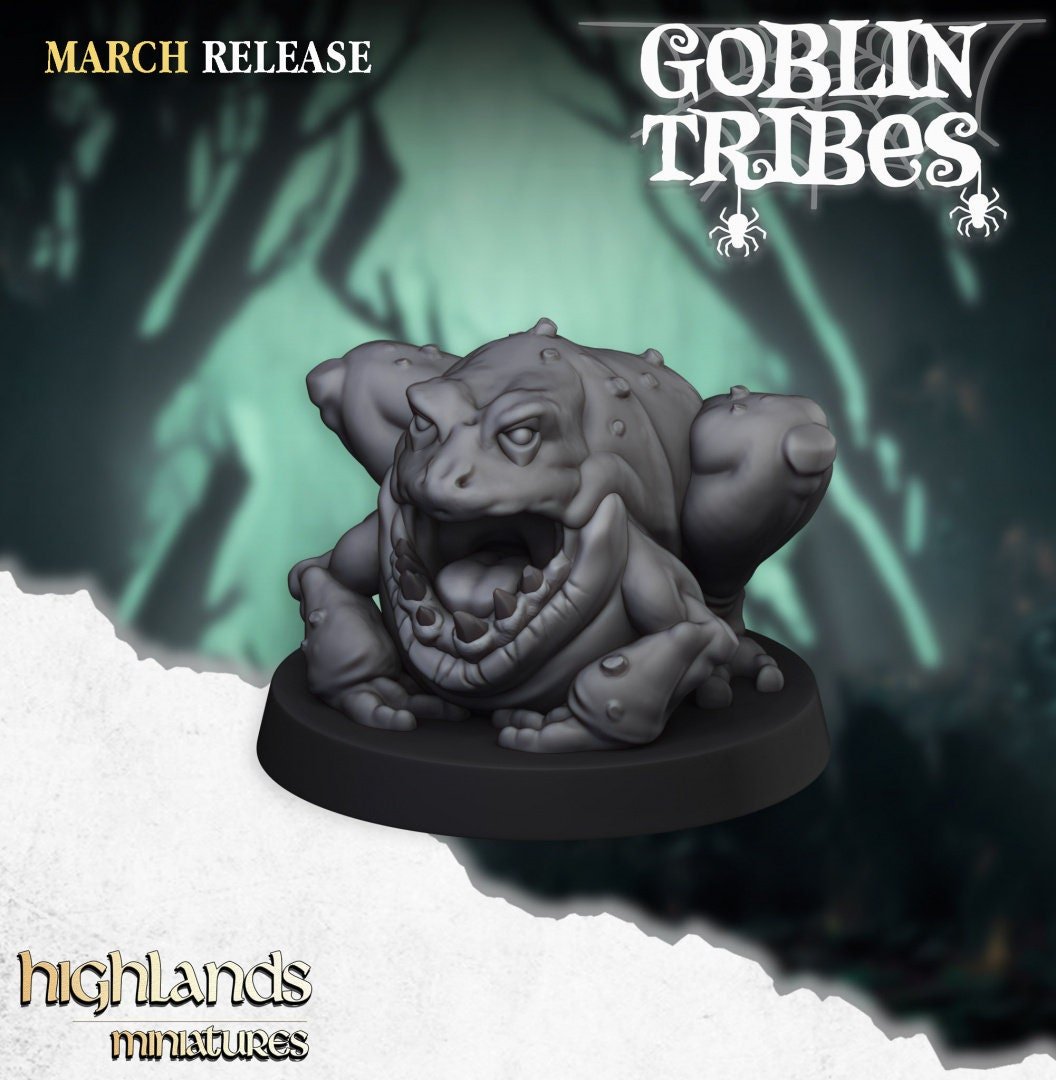 Swamp Goblin Frog Herders - Goblin Tribes - Highlands Miniatures - Sigmarite Boutique
